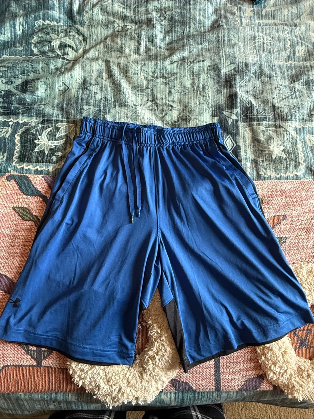 Under Armour Men's Royal Blue Performance Athletic Shorts